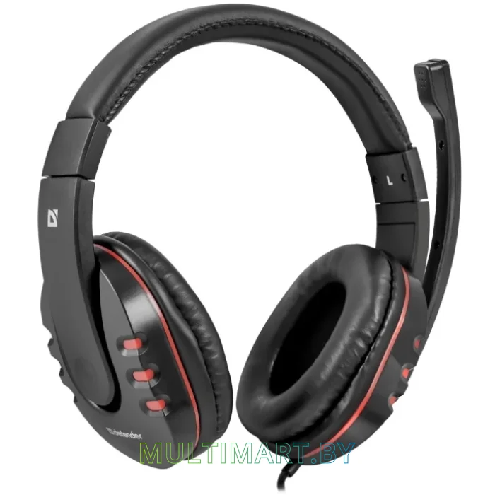 Наушники Defender Warhead G-160 (черный/красный)